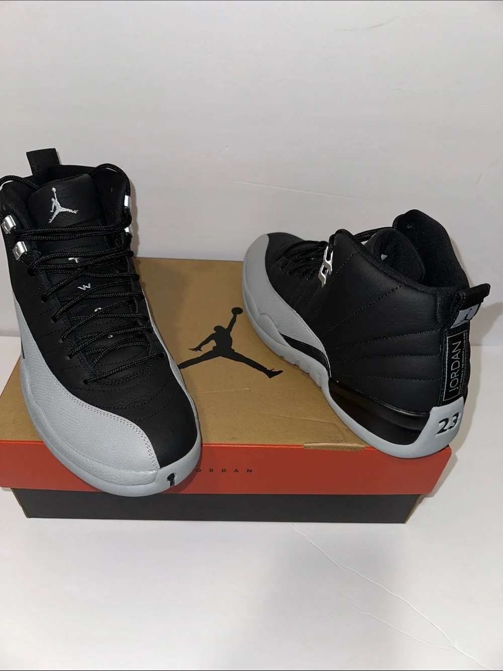 Jordan Men’s High-Top Sneakers in Black and Gray